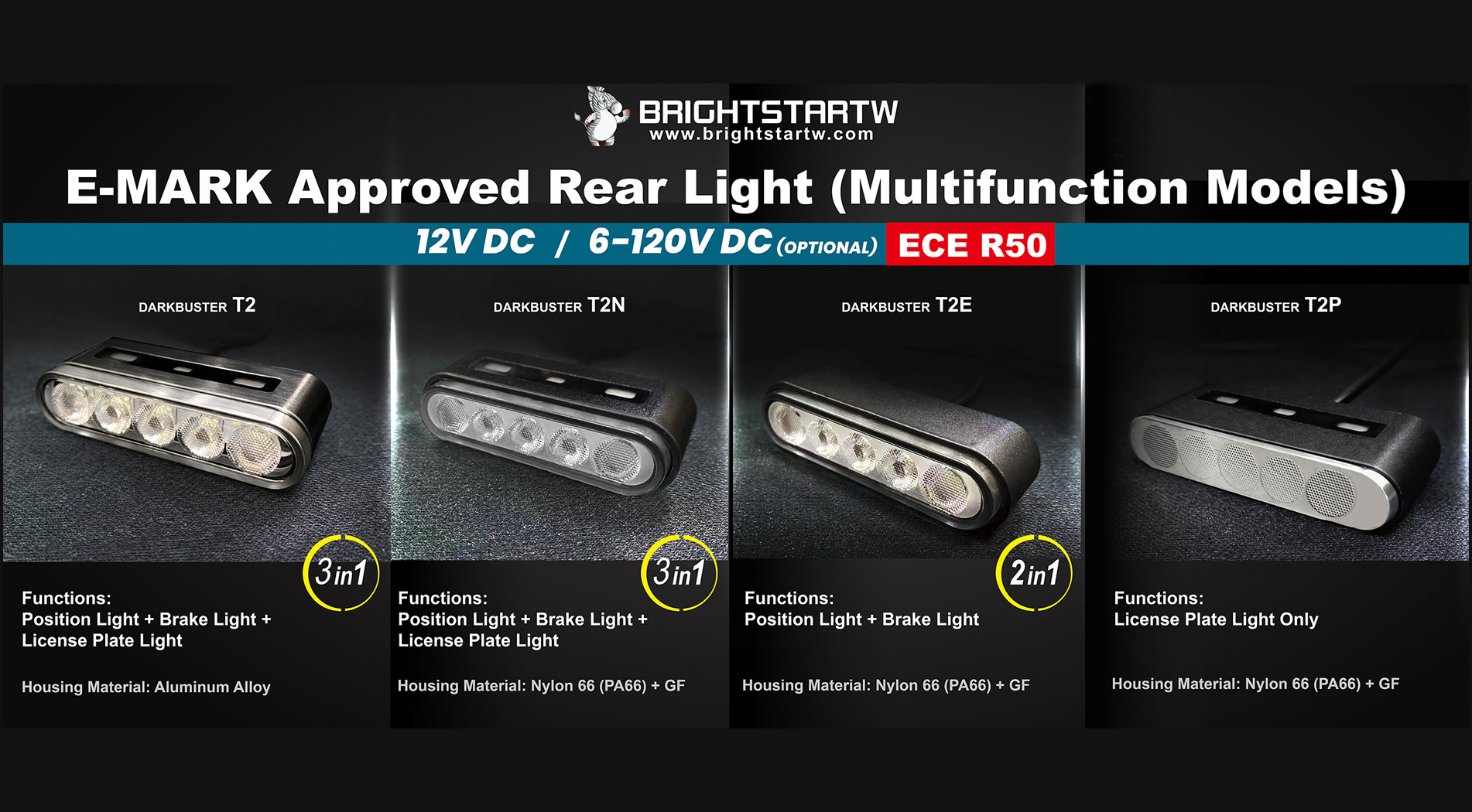 E-MARK Certified Tail Lamps