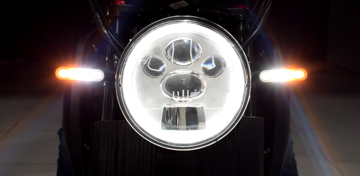 7 Inch LED Motorbike Headlight E-MARK E7