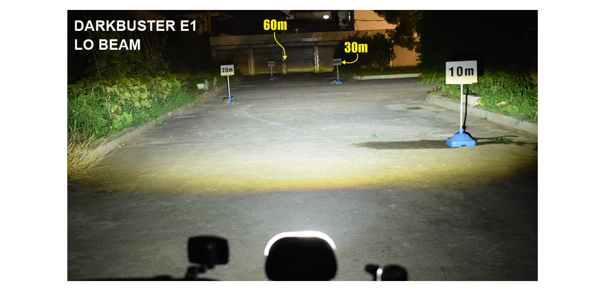 e bike Front Light Darkbuster E1 LOW BEAM