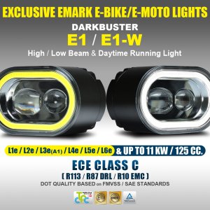 Ebike Light E-MARK DARKBUSTER E1-2 RING-1