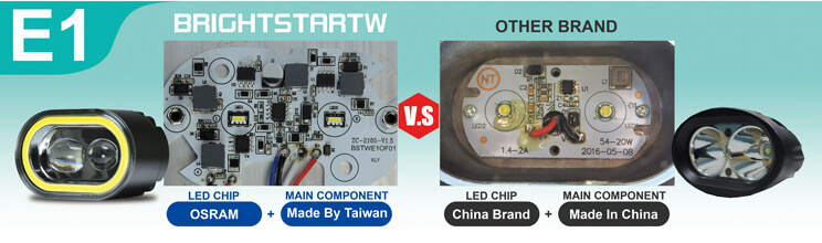 Electric Bike Light PCB Configuration Design Secret-E1