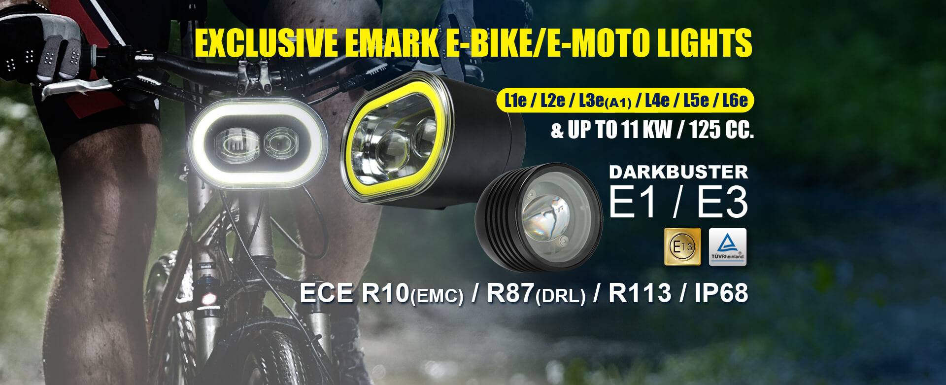 Exclusive EMARK E-BikeE-Moto Lights-3