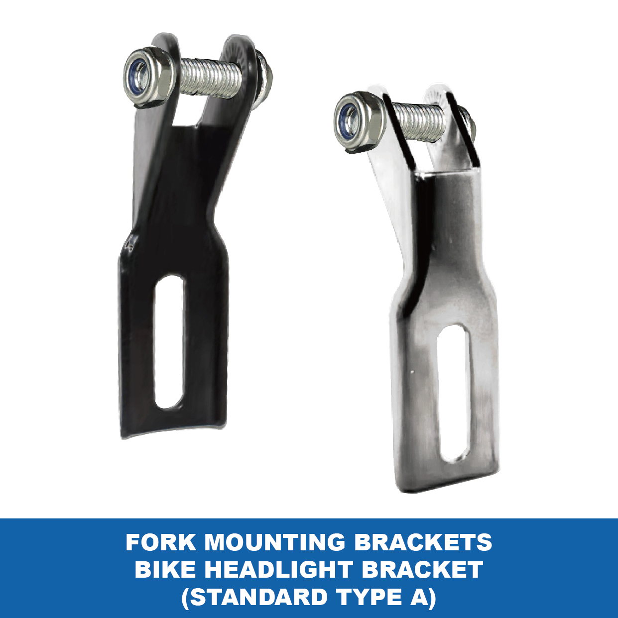 FORK MOUNTING BRACKETS BIKE HEADLIGHT BRACKET (PREMIUM TYPE A)