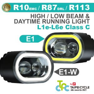 Headlight For Electric Bike E-MARK DARKBUSTER E1
