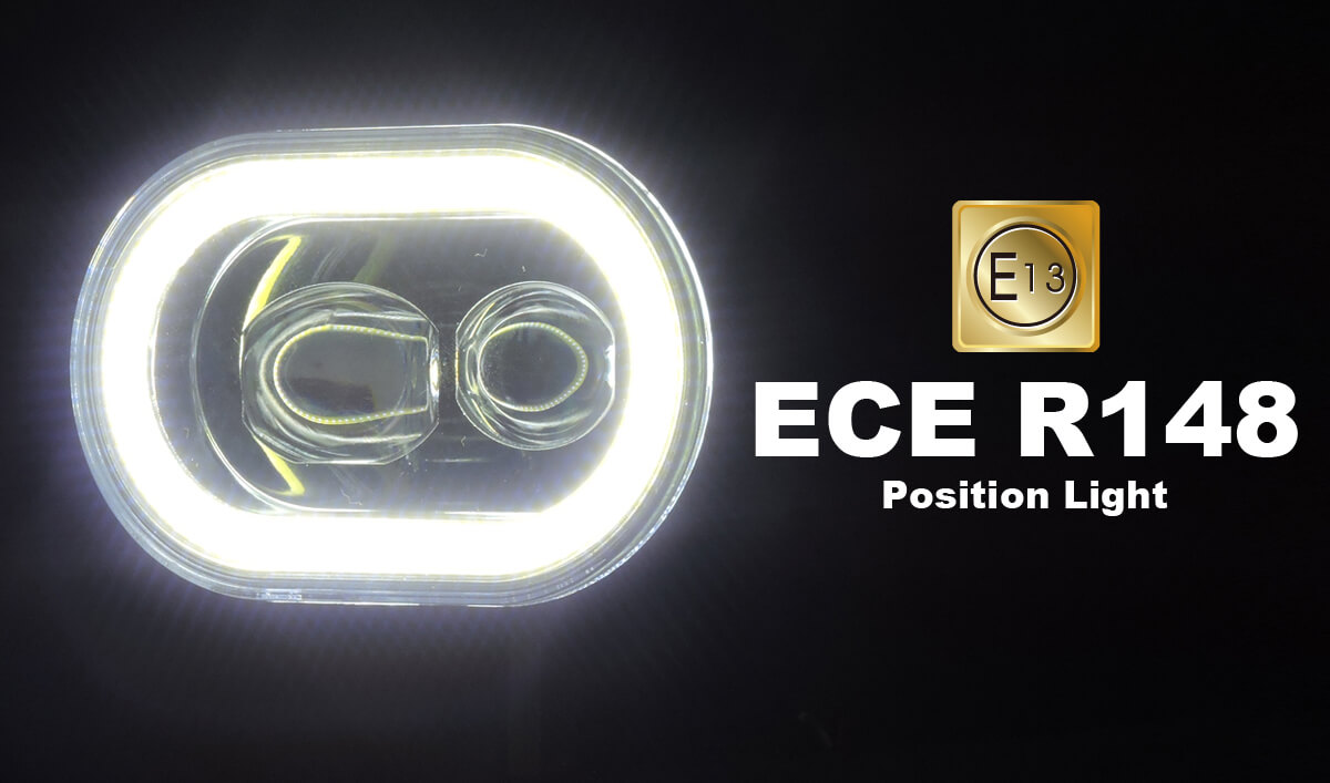 Headlight For Electric Bike E-MARK DB E6-Position light