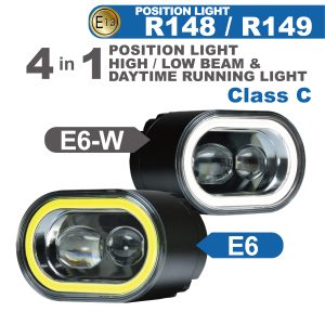 Headlight For Motorcycle E-MARK DB E6-3-02