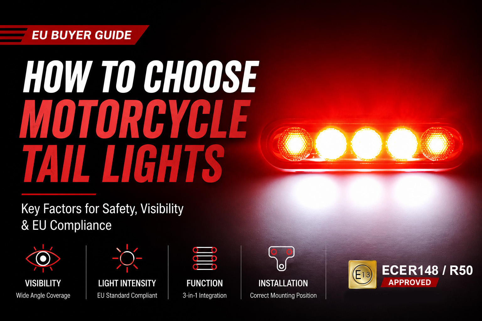 How to Choose Motorcycle Tail Lights_NEW