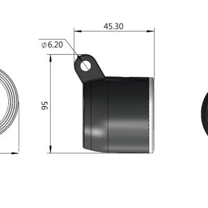 LED Lights for E Scooter E-MARK DARKBUSTER E11-R_SIZE