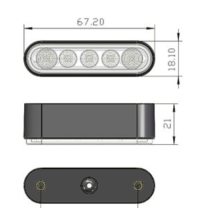 Mobility Scooter Lights DARKBUSTER AT-R1 SIZE