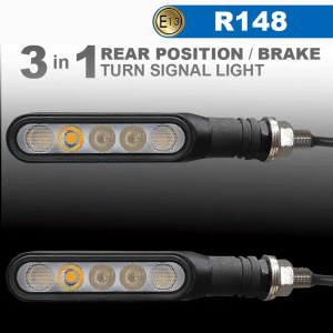 Motorcycle Brake Light Turn Signal Combo DARKBUSTER AT1-R-11