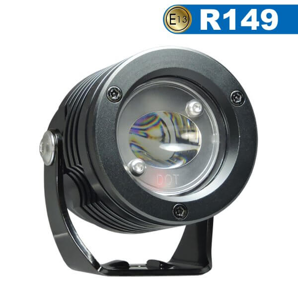 Motorcycle Fog Light Of Automotive Grade E-MARK F1