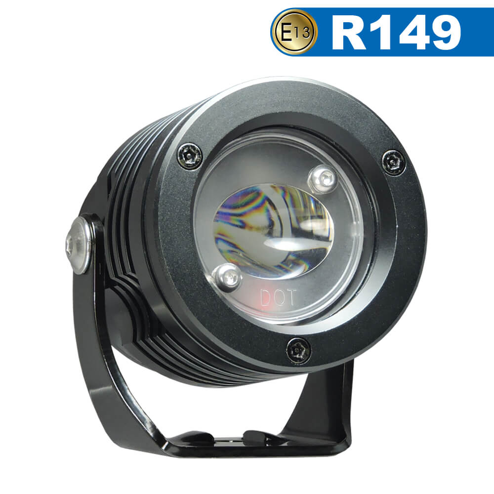 Motorcycle Fog Light Of Automotive Grade E-MARK F1