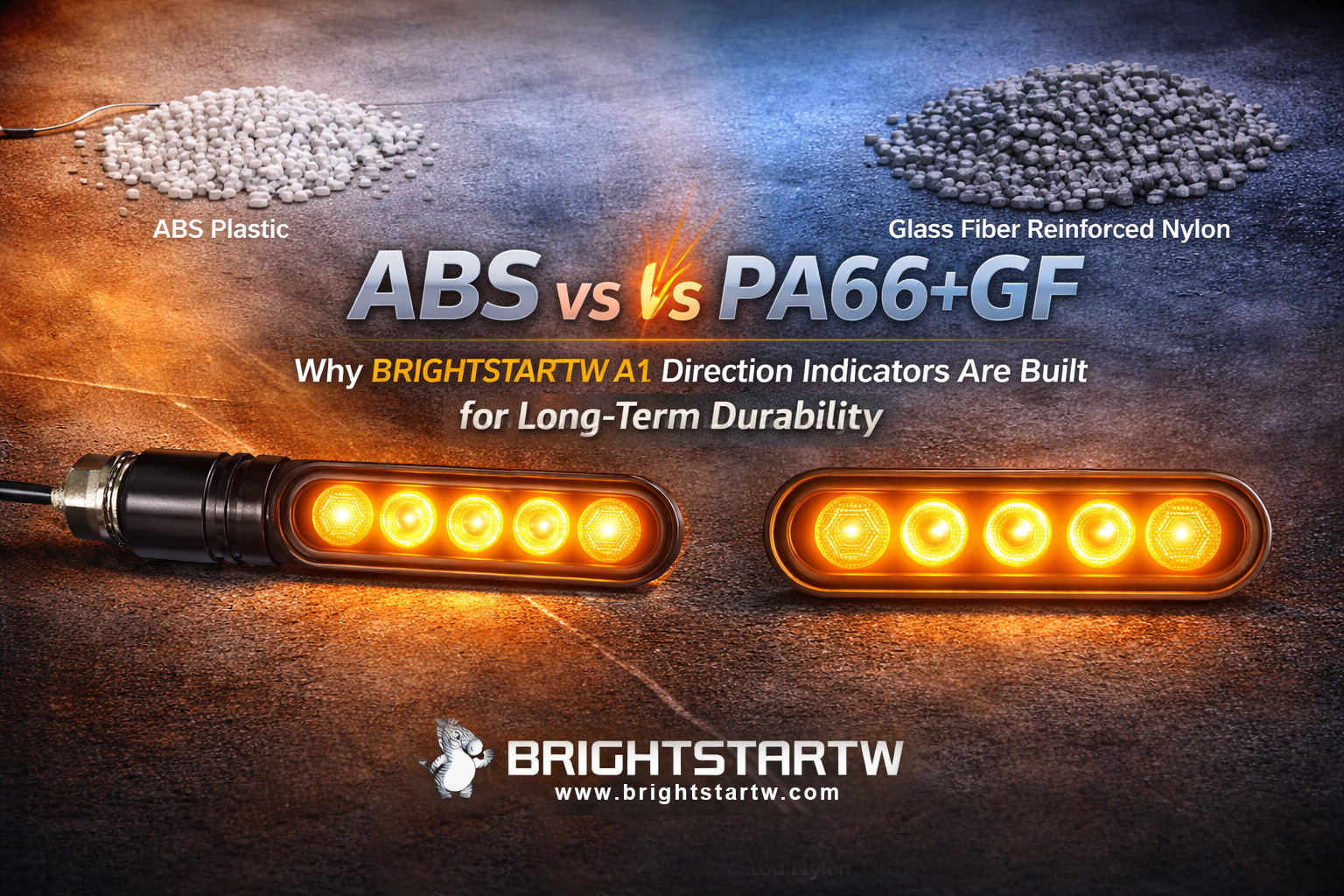 PA66withGF Direction Indicator Housing BRIGHTSTAR ATMF_ok