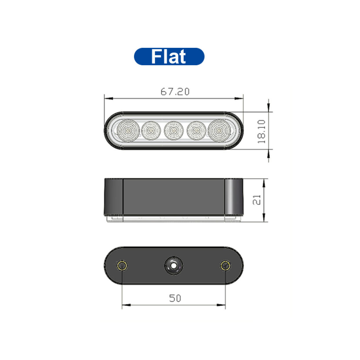 POSITION LIGHT E-Mobility DARKBUSTER AT-F1_FLAT-SIZE