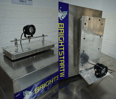 vibration test of led lights for motorbikes