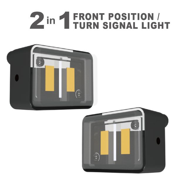 Turn Signal Indicators with Position Light E-MARK AT-F1M(FLAT) - Image 2